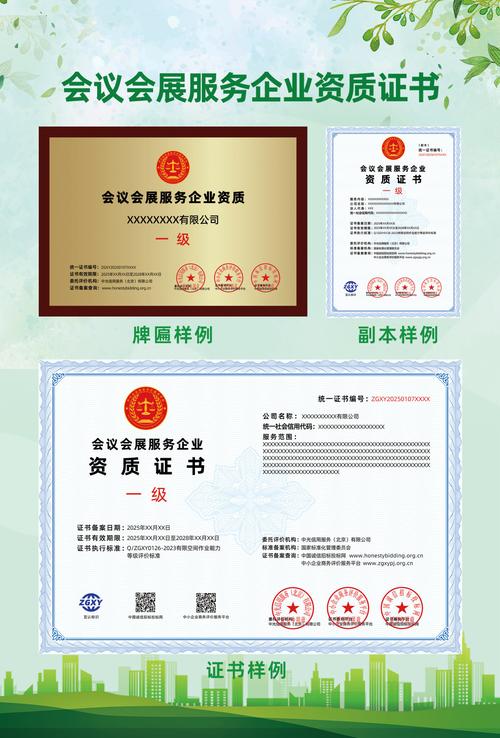 會議會展服務企業資質證書 會務會展服務的專業通行證
